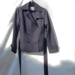 ジャケット ダブルカラー 紺 レディース Mサイズ