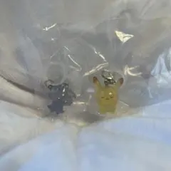ピカチュウとニャスパーのキャラクターキーホルダー