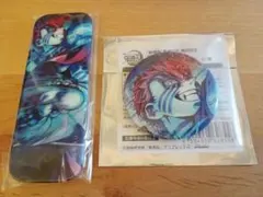 鬼滅の刃　無限城　猗窩座　ホログラム缶バッジ&ロング缶バッジ