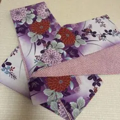 ゆったりサイズ♥萩紋様♥撫松庵♥大人シック♥洗える浴衣♥夏着物にも
