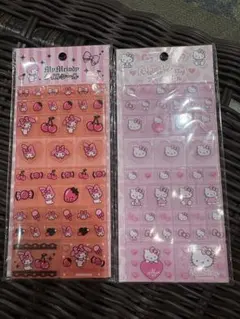 ハローキティ マイメロディ タイルシール　セット