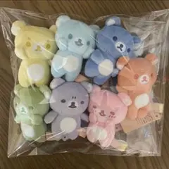 リラックマ　雨のち晴れ　なないろてのりぬいぐるみ　全7色セット　新品未使用