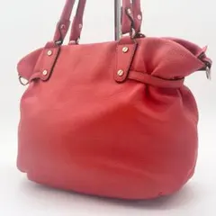 MICHAEL KORS トートバッグ　レザー　オレンジ　ゴールド金具　マチ有のサムネイル