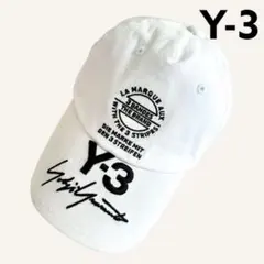 Y-3 adidas × YOHJI YAMAMOTO キャップ 白 ヨウジ