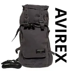 3way AVIREX リュック ボストンバッグ キャンバス グレー E52のサムネイル