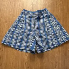 UNIQLO キッズ チェック柄 キュロット 130cm