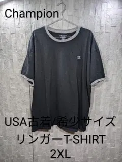 No187/Champion/リンガーTシャツ/海外古着/2XL