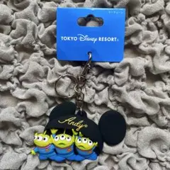 【新品・未使用】東京ディズニーリゾート リトルグリーンメン キーチェーン