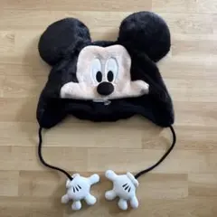 ディズニー　ランド　シー　ミッキー モコモコ　ファンキャップ　帽子