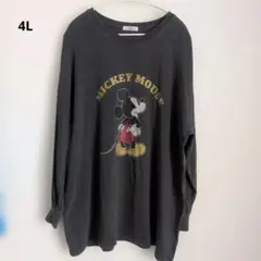 ミッキーマウス ディズニー レディース ロンT 4L