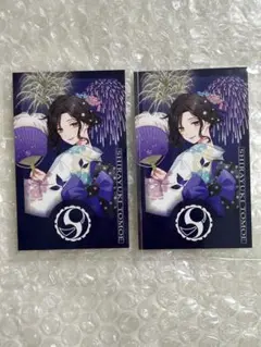 にじさんじ 花火大会 2024 チェキ風カード 白雪巴