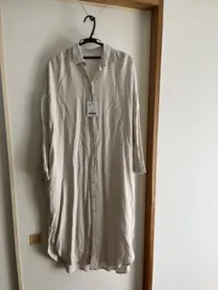 patterntorso 長袖ゆったりロングワンピース