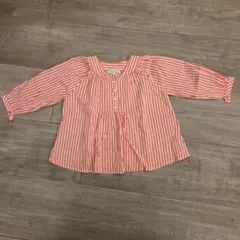 CARAMEL ピンクストライプ長袖シャツ 4