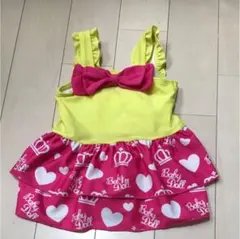 Baby Doll 水着 90cm イエロー/ピンク
