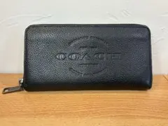値下できます！COACH ブラック レザー 長財布