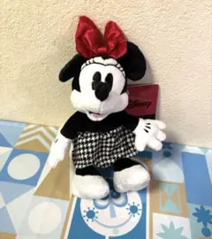 ディズニー ぬいぐるみキーホルダー　MARY QUANT　ミニー