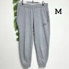 ナイキ・M メンズ グレー スウェットパンツ コットン混合 腰紐付き
