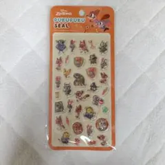 ディズニー ズートピア ぷくぷくシール