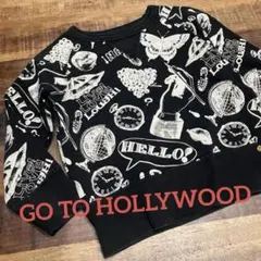 美品　GO TO HOLLYWOOD ヴィンテージ 柄　トレーナー　110のサムネイル