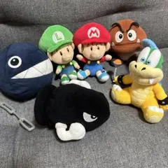 大人気　スーパーマリオ　ぬいぐるみ6点まとめ売り　（ベビィマリオ/ルイージ）