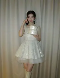 Twilight Tweed Tulle Dress トリートユアセルフ Twilight Tweed Tulle Dress トリートユアセルフ - メルカリ