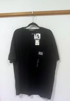UNIQLO UT ミッキーマウス ポケットTシャツ ブラック XL