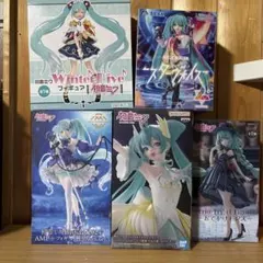 プライズフィギュア　初音ミク　まとめ売り　5点 開封済み