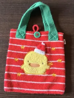 マザーグースの森　ぴよちゃん(クリスマス)　ニット　ミニバッグ　平成レトロのサムネイル