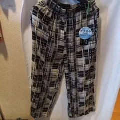 KJ collection サラ冷やPants チェック柄　新品未使用
