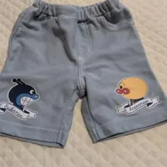 バイキンマン アンパンマン パンツ グレー