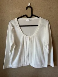 NEWYORKER ホワイト カーディガン