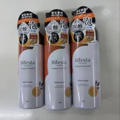 ビフェスタ 泡洗顔 ディープクリア オレンジ＆ゼラニウムの香り 3本セットのサムネイル