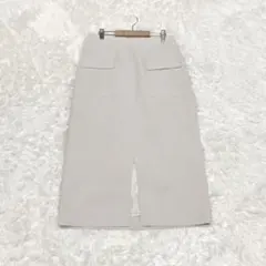 スピックアンドスパン ひざ丈タイトスカート 日本製 無地 オフィス E8469