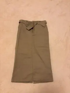 Dickiesベルト付きカーキタイトスカートのサムネイル