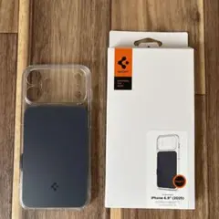 Spigen iPhone 17 ProMAX クリアケース マッドブルー