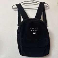 BILLABONG コーデュロイ ブラックリュックのサムネイル