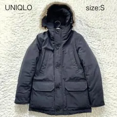 美品✨　ユニクロ　UNIQLO　ウルトラウォームハイブリッドダウンコート　S