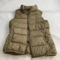 無印 カーキ Lサイズ ダウンベスト　J5
