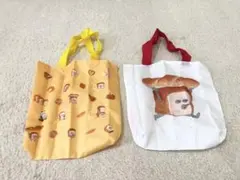ガチャガチャパンどろぼう/絵本トートバッグ2個setのサムネイル