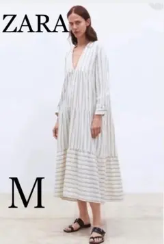 ZARA ストライプ　ワンピース