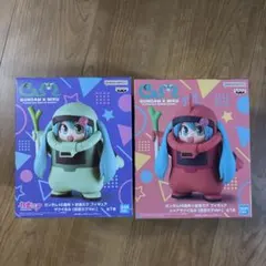 ガンダム45周年×初音ミクフィギュア 2種セット