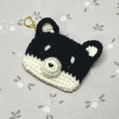 97.ジンベイザメ丸型ポーチ☆ハンドメイドポーチ☆デニムリメイク