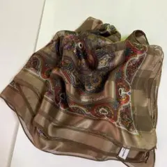 Pierre cardin スカーフ シルク100%