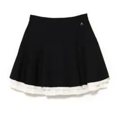 andmary Chuchu flare mini skirt BLACK M