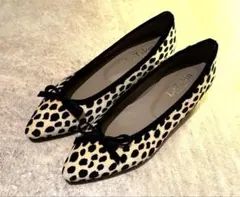 Le Talon（ル タロン）フラットシューズ レオパード柄 22.5cm