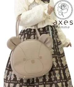 新品未使用】axesfemme☆くまちゃんハンドバッグ☆ロリータ - メルカリ