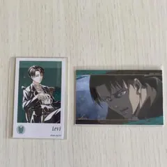 進撃の巨人 リヴァイ カードまとめ売り 2点