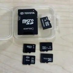 TOYOTA 純正 microSDHCカード 8GB 4枚セットアダプター2枚付 - メルカリ