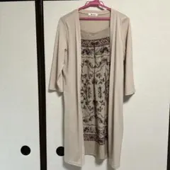 E*W様 Milk tea ベージュ 七分袖 授乳服　授乳口