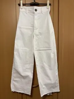 H&M ワイドレッグデニムパンツ